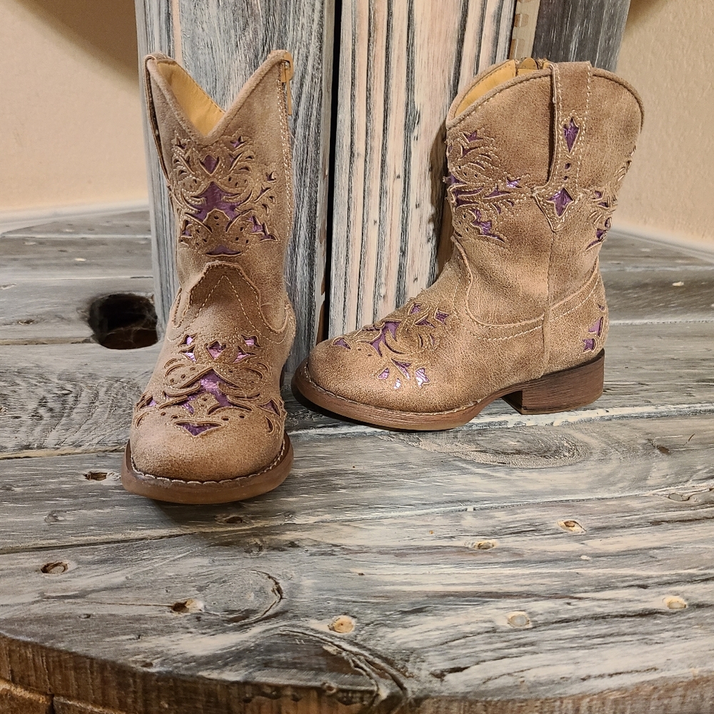 Toddler Cowgirl boots - Roper